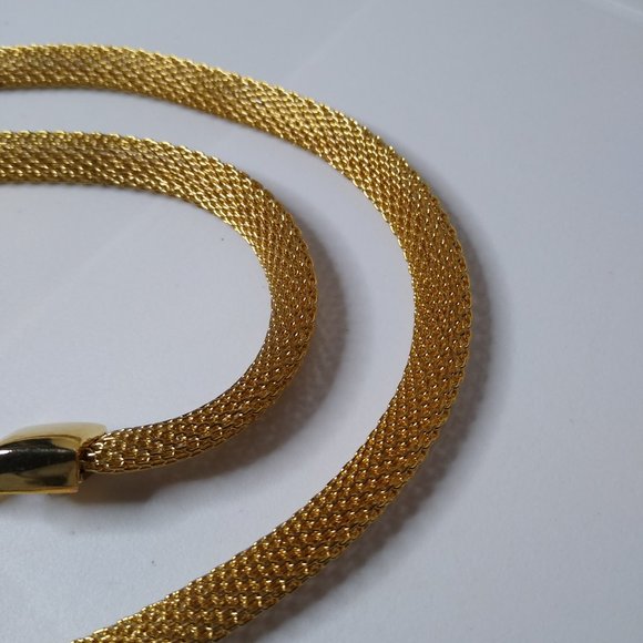 Metal Mesh Thin Fashion Belt Adjustable 30 To 36 Inches - Picture 8 of 16